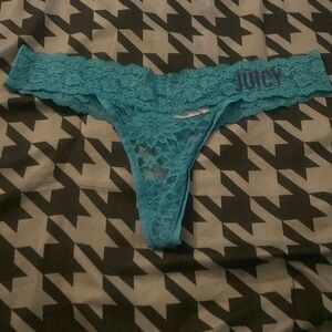 Juicy Couture laced thongs
